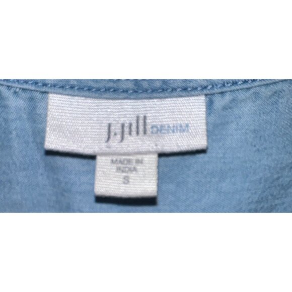 J.Jill Denim Women's Chambray Tunic Top Size S - Picture 2 of 2